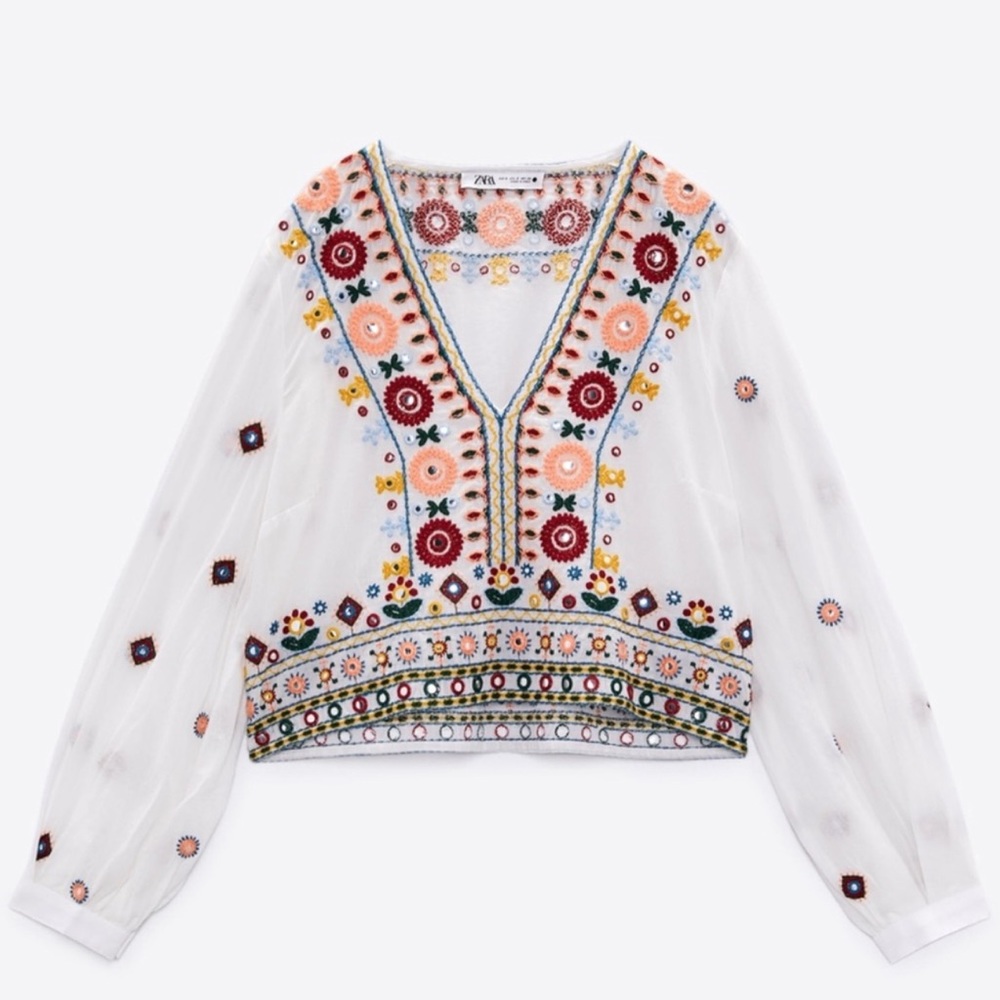 Zara top never worn